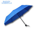 3 veces paraguas de paraguas de Smart Promotion de la lluvia de encargo de la impresión con la tela de Pongee en Amazon